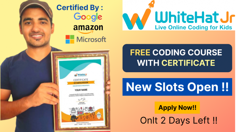 WhiteHatJr App Live Online Coding for Kids