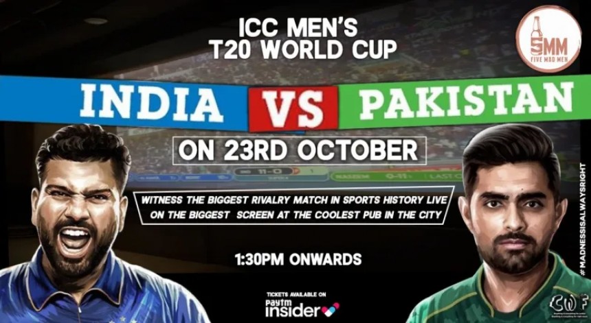 India vs Pakistan : ICC Men’s T20 World Cup 2022