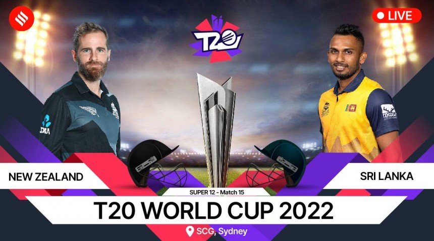 New Zealand vs Sri Lanka, 27th Match, Super 12 Group 1 - Live Cricket Score, Commentary